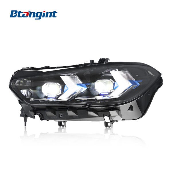 New Arrow-Style LED DRL, Turn Signal & Projector Headlight Assembly, Retrofit for 2019-2022 BMW X5 G05
