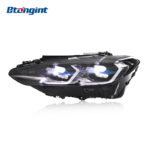 Upgraded Low to High Spec Headlight Assembly with Dual-Color Golden LED DRL for 2021–2023 BMW 4 Series G22