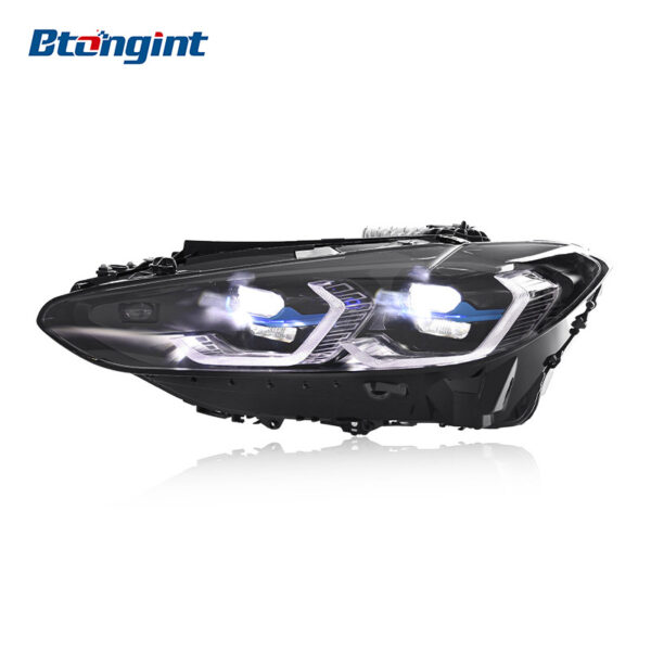 Upgraded Low to High Spec Headlight Assembly with Dual-Color Golden LED DRL for 2021–2023 BMW 4 Series G22