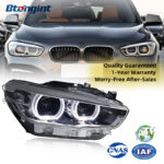 For 2015-2018 BMW 1 Series F20, Upgraded High-spec LED Headlight Assembly with Daytime Running Lights, Turn Signals & Projector Lenses