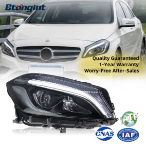 Retrofit High-spec LED Projector Headlight Assembly with DRL for Mercedes-Benz A-Class W176 (2013-2018 A180)