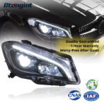 Full LED Headlight Assembly Upgrade Kit for Mercedes-Benz CLA (2014–2019 Models) | Low-spec to High-spec Conversion, Integrated Daytime Running Lights & Turn Signals