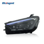 Mercedes-Benz GLE W167 Headlight Assembly, Modified High Trim LED Headlamp with LED Daytime Running Light, Turn Signal & Projector, Fits 2020-2024 Models