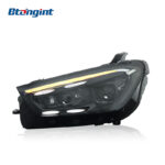 Mercedes-Benz GLE W167 Headlight Assembly, Modified High Trim LED Headlamp with LED Daytime Running Light, Turn Signal & Projector, Fits 2020-2024 Models