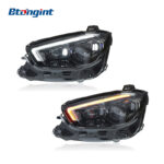 Mercedes-Benz E-Class W213 Headlight Assembly, High Trim Modified LED Projector Headlamp with LED Daytime Running Light & Turn Signal, Fits 2021-2023 Models