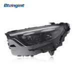 Mercedes-Benz E-Class W213 2021 Headlight Assembly, Modified High Trim LED Projector Lamp with LED Daytime Running Light, Fits E260 E300