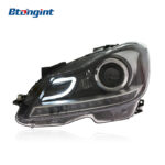 For Mercedes-Benz C-Class W204 Headlight Assembly Retrofit LED DRL Sequential Turn Signal LED Lens C180 C200 C260