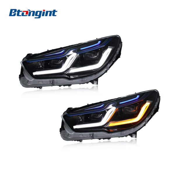 For 2010-2017 BMW 5 Series GT F07 Headlight Assembly Retrofit, LED DRL, Turn Signal & LED Projector Headlights