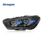 2016-2022 BMW X1 F49 Headlights Upgrade, Arrow Shape LED Daytime Running Light Turn Signal with Projector Lens