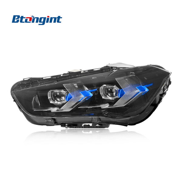 2016-2022 BMW X1 F49 Headlights Upgrade, Arrow Shape LED Daytime Running Light Turn Signal with Projector Lens
