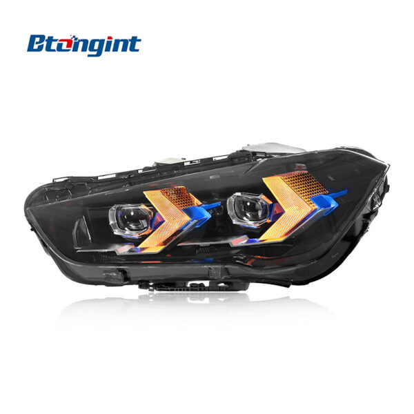 2016-2022 BMW X1 F49 Headlights Upgrade, Arrow Shape LED Daytime Running Light Turn Signal with Projector Lens