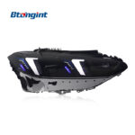 2021-2024 BMW 4 Series G22 Headlight Retrofit, M4 Fangs Style LED Daytime Running Light Turn Signal Projector