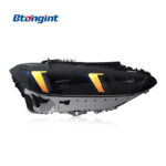 2021-2024 BMW 4 Series G22 Headlight Retrofit, M4 Fangs Style LED Daytime Running Light Turn Signal Projector