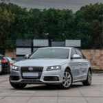 For 2009-2012 Audi A4 Headlight Assembly Retrofit, Aircraft Style Scanning LED Bi-xenon Projector Sequential Turn Signal