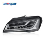 For 2011-2013 Audi A8 Headlight Assembly Retrofit, Old To New Upgrade LED DRL Sequential Turn Signal Projector