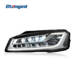 For 2011-2017 Audi A8 Headlight Assembly Retrofit, High Spec Dragon Ball LED Matrix DRL Sequential Turn Signal