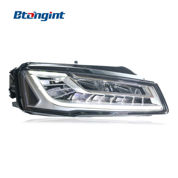 For 2011-2017 Audi A8 Headlight Assembly Retrofit, High Spec Dragon Ball LED Matrix DRL Sequential Turn Signal
