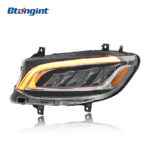 High Spec Upgrade LED Headlight Assembly with DRL & Sequential Turn Signal for Mercedes-Benz Sprinter 2019-2025