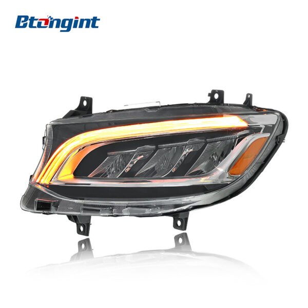 High Spec Upgrade LED Headlight Assembly with DRL & Sequential Turn Signal for Mercedes-Benz Sprinter 2019-2025