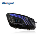 For Mercedes-Benz S-Class W222 Maybach Headlight Assembly Retrofit, LED DRL LED Lens, Old To New Upgrade For S400