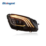 For Mercedes-Benz S-Class W222 Maybach Headlight Assembly Retrofit, LED DRL LED Lens, Old To New Upgrade For S400