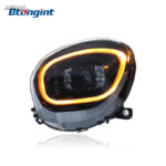 For BMW MINI R60 Headlight Assembly Retrofit, Countryman LED DRL Projector Lens