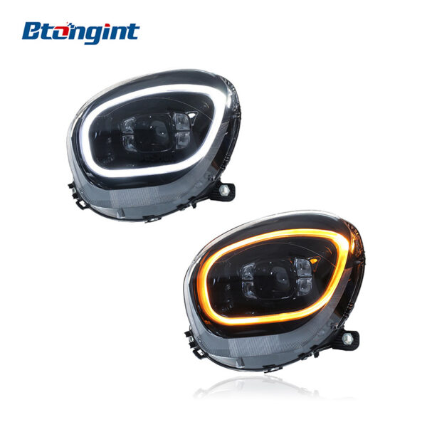 For BMW MINI R60 Headlight Assembly Retrofit, Countryman LED DRL Projector Lens