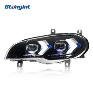 bt-122 07-13款宝马X5大灯总成E70改装新款X5LED(1)