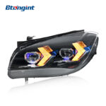 For 2010-2015 BMW X1 E84 Headlight Assembly Retrofit, Arrow Style LED DRL, Turn Signal & Projector Lens