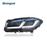 For 2011-2017 BMW 5 Series F10 F18 Headlight Assembly Retrofit, LED DRL Bi-Xenon Projector Headlights
