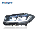 For 2011-2017 BMW 5 Series F10 F18 Headlight Assembly Retrofit, LED DRL Bi-Xenon Projector Headlights
