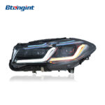 For 2011-2017 BMW 5 Series F10 F18 Headlight Assembly Retrofit, LED DRL Bi-Xenon Projector Headlights