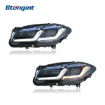For 2011-2017 BMW 5 Series F10 F18 Headlight Assembly Retrofit, LED DRL Bi-Xenon Projector Headlights