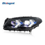 For 2011-2017 BMW 5 Series F10 Headlight Assembly Upgrade, New Style LED DRL & Turn Signal Bi-Xenon Projector Headlights