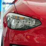 LED Daytime Running Light with Turn Signal Lens, Fang Style Headlight Assembly Modification for BMW 1 Series F20 2012-2014