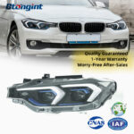 For 2013-2018 BMW 3 Series F30, New Style LED DRL Turn Signal Projector Headlight Assembly Retrofit