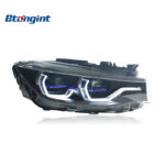 For 2013-2020 BMW 3 Series GT F34, LED DRL Turn Signal Laser Projector Headlight Assembly Retrofit