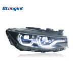 For 2013-2020 BMW 3 Series GT F34, LED DRL Turn Signal Laser Projector Headlight Assembly Retrofit