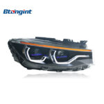 For 2013-2020 BMW 3 Series GT F34, LED DRL Turn Signal Laser Projector Headlight Assembly Retrofit