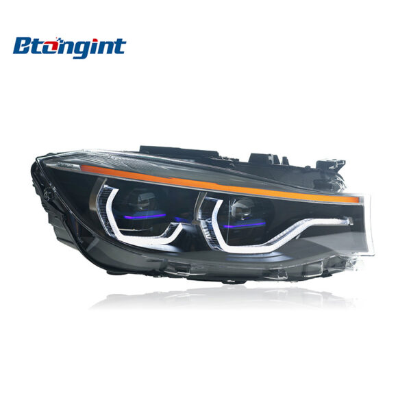 For 2013-2020 BMW 3 Series GT F34, LED DRL Turn Signal Laser Projector Headlight Assembly Retrofit