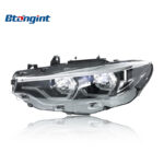 For 2013-2020 BMW 4 Series F32 Headlight Assembly, Upgraded High Configuration Dual-Color LED Scoop DRL & Turn Signal