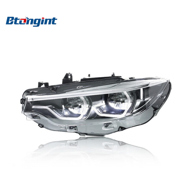 For 2013-2020 BMW 4 Series F32 Headlight Assembly, Upgraded New High Spec LED Scoop DRL & Turn Signal
