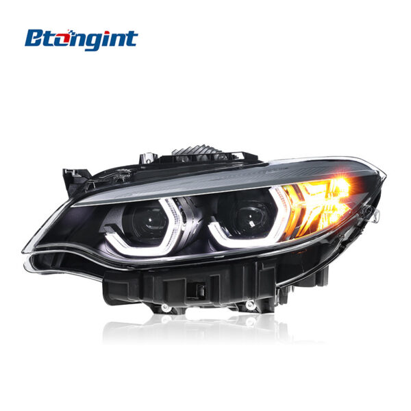2014-2021 BMW 2 Series F22 Headlights, Modified High Spec LED Scoop Daytime Running Light, Turn Signal & Projector Lens