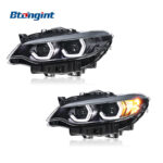 2014-2021 BMW 2 Series F22 Headlights, Modified High Spec LED Scoop Daytime Running Light, Turn Signal & Projector Lens