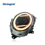 For 2014-2021 MINI Headlight Assembly, New Style Modified F56 F55 LED DRL, Sequential Turn Signal Projector Lens
