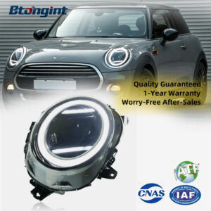 For 2014-2021 MINI Headlight Assembly, New Style Modified F56 F55 LED DRL, Sequential Turn Signal Projector Lens