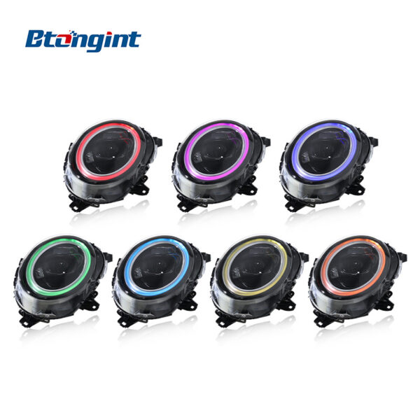 For 2014-2021 BMW MINI Headlight Assembly, New Style Modified F56 F55 LED DRL, Turn Signal & Projector Lens