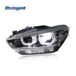 2015-2018 BMW 1 Series F20 Headlights, Modified High Version LED Daytime Running Light, Turn Signal Projector Lens