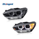 2015-2018 BMW 1 Series F20 Headlights, Modified High Version LED Daytime Running Light, Turn Signal Projector Lens