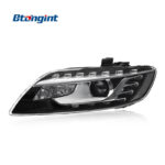 2006-2009 Audi Q7 Headlight Retrofit, Old To New Style, LED Daytime Running Light & HID Dual Beam Projector Lens